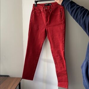Veronica Beard Red/Orange Jeans Sz 26